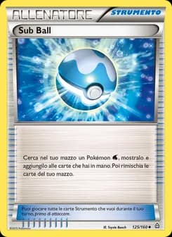 Sub Ball card in Italian