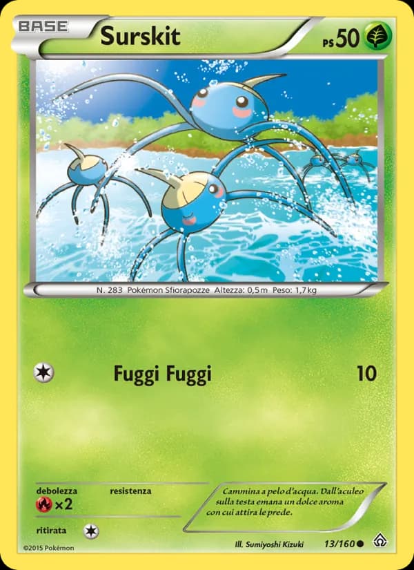 Surskit card in Italian