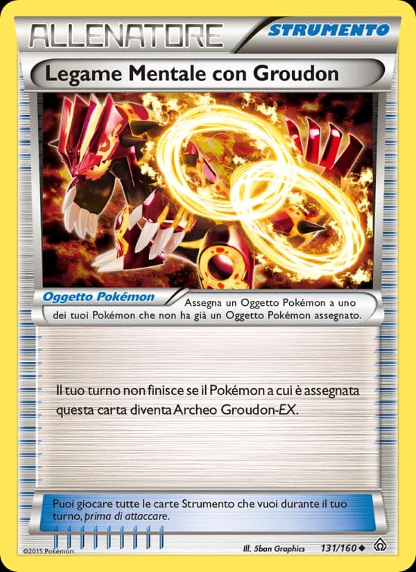 Legame Mentale con Groudon card in Italian