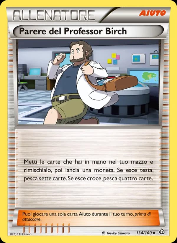 Parere del Professor Birch card in Italian
