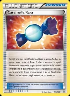 Caramella Rara card in Italian