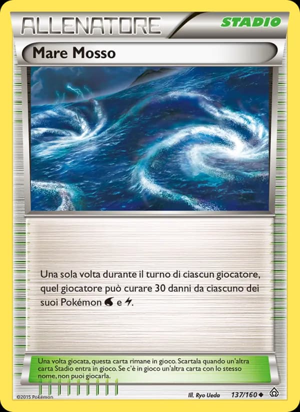Mare Mosso card in Italian