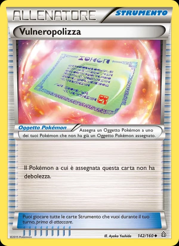 Vulneropolizza card in Italian