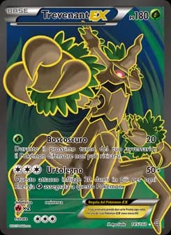 Trevenant EX card in Italian
