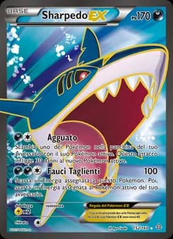 Sharpedo EX card in Italian