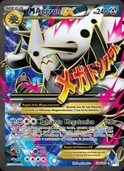 M Aggron EX card in Italian