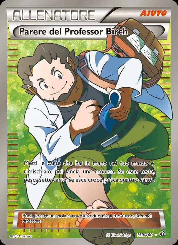 Parere del Professor Birch card in Italian
