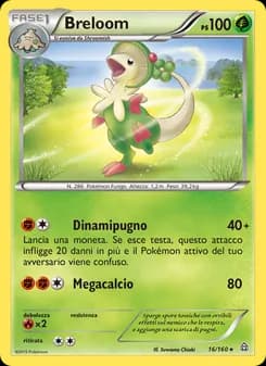 Breloom card in Italian