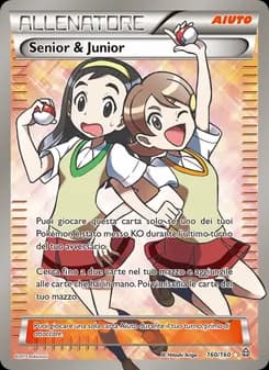 Senior & Junior card in Italian