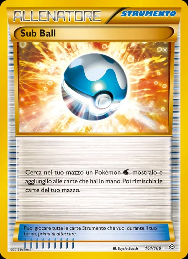 Sub Ball card in Italian