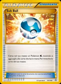 Sub Ball card in Italian