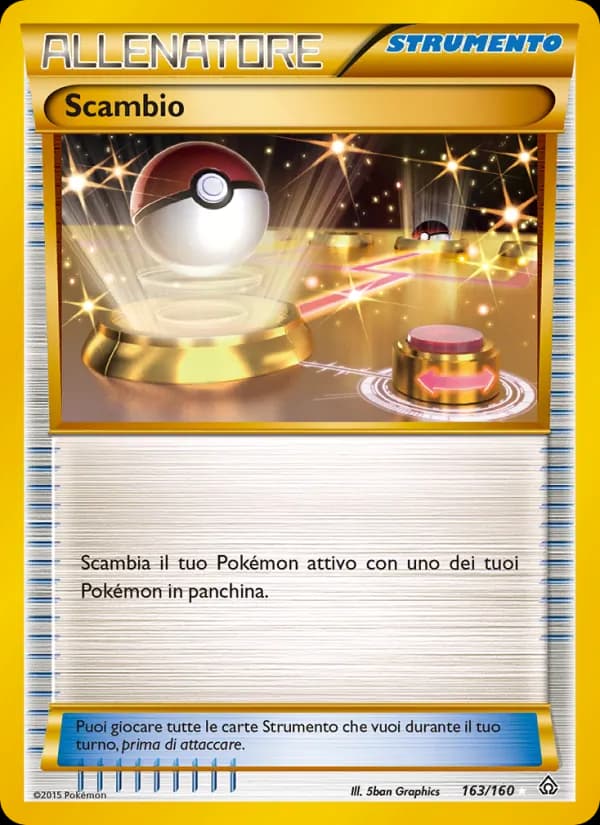 Scambio card in Italian