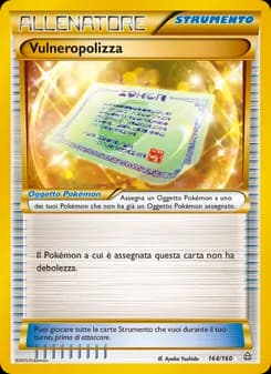 Vulneropolizza card in Italian