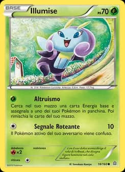 Illumise card in Italian