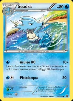 Seadra card in Italian