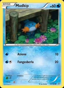 Mudkip card in Italian