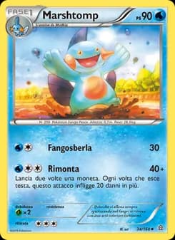 Marshtomp card in Italian
