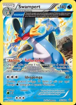 Swampert card in Italian