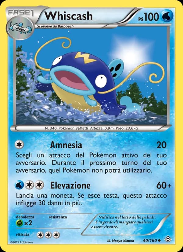 Whiscash card in Italian