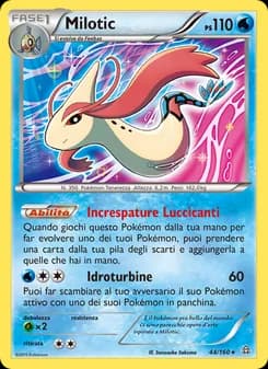 Milotic card in Italian