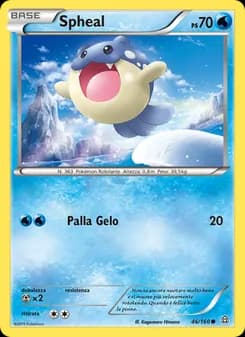 Spheal card in Italian