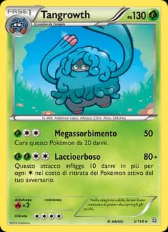 Tangrowth card in Italian