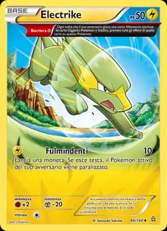 Electrike card in Italian