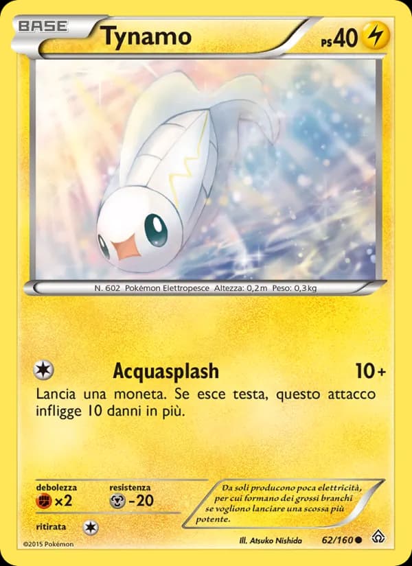 Tynamo card in Italian