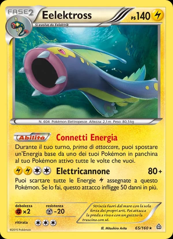 Eelektross card in Italian