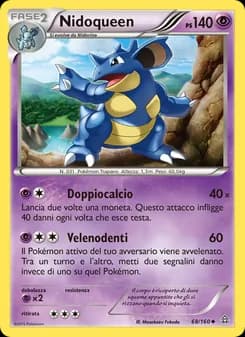 Nidoqueen card in Italian