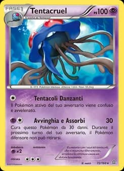 Tentacruel card in Italian