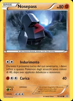 Nosepass card in Italian