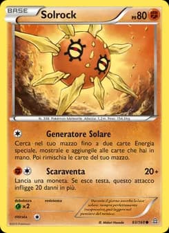 Solrock card in Italian