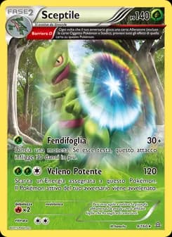 Sceptile card in Italian