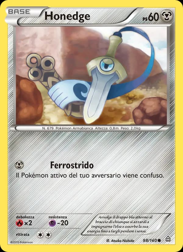 Honedge card in Italian