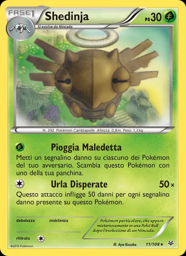 Shedinja card in Italian