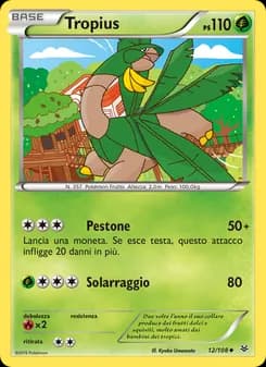 Tropius card in Italian