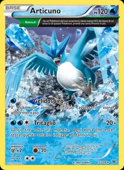 Articuno card in Italian