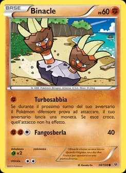 Binacle card in Italian