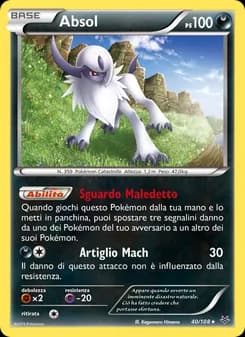 Absol card in Italian