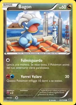 Bagon card in Italian