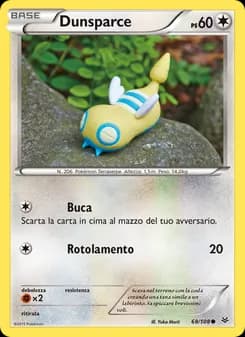 Dunsparce card in Italian