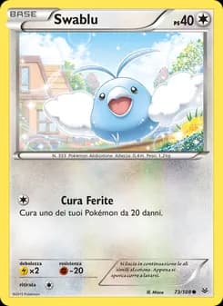 Swablu card in Italian