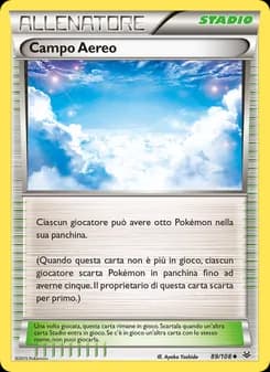 Campo Aereo card in Italian