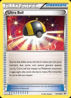 Ultra Ball card in Italian