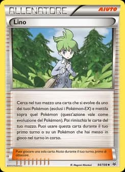 Lino card in Italian