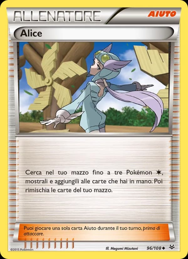 Alice card in Italian
