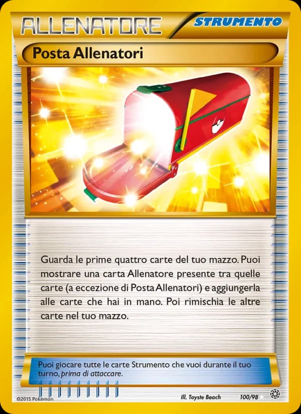 Posta Allenatori card in Italian