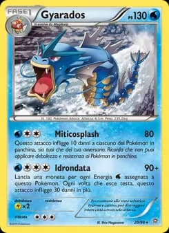 Gyarados card in Italian