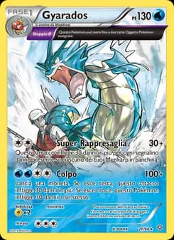 Gyarados card in Italian